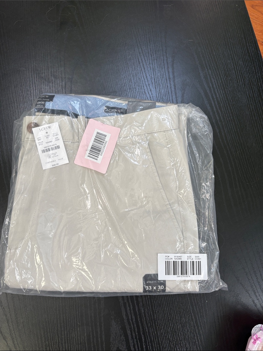 J. Crew Men's Chino Pants - Light Beige